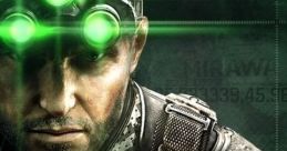 Sam Fisher in tactical gear with green night vision goggles, ready for covert operations in stealth gameplay.