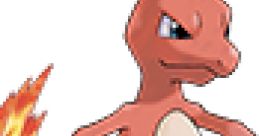 Charmeleon from Pokemon Puzzle League, featuring its iconic fiery tail and fierce expression, ready for battle.