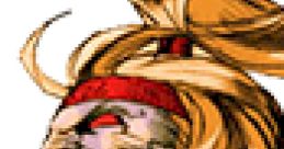 Omega Red from Marvel vs. Capcom 2, featuring intense expression and iconic long hair and red costume.