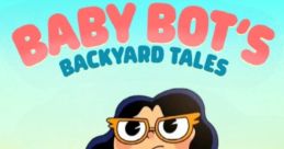 Baby Bot from 'Backyard Tales' stands confidently in a vibrant landscape, showcasing creativity and adventure.