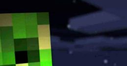 Creeper in Minecraft at night, highlighting tension and atmospheric effects in the blocky game world.