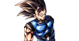 Shallot from Dragon Ball Legends, showcasing muscular build and blue attire, ready for an epic battle.