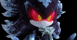 Mephiles the Dark from Sonic and Shadow Generations, featuring dark colors and striking red eyes, showcasing his menacing form.