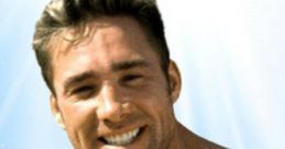 Smiling man with a muscular build against a bright blue sky and clouds, symbolizing positivity and energy in Gachi Pack culture.