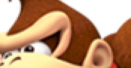 Donkey Kong with a fierce expression, featured in Mario Kart 7, showcases his adventurous spirit and racing excitement.