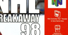 NHL Breakaway '98 - Video Game Video game from NHL Breakaway '98 for N64. Published by Acclaim Entertainment (1998).