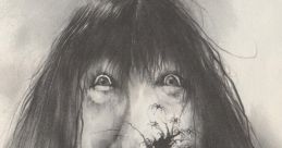 Frightening portrait of a woman with a horror-themed expression, ideal for Halloween scary stories inspiration.