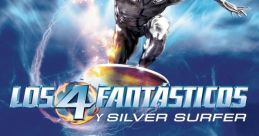 Fantastic Four: Rise of the Silver Surfer poster featuring the team and the iconic Silver Surfer in action.