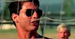 Top gun (volleyball scene) "Top Gun" is a classic American film released in 1986 that takes viewers on an exhilarating