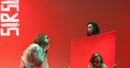 Sir Sly performance captured in vibrant red lighting, showcasing artistic expression and emotional depth in "High.