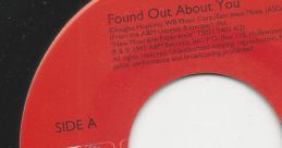 Gin Blossoms - Found Out About You "Found Out About You" is a renowned song by the American rock band Gin Blossoms.