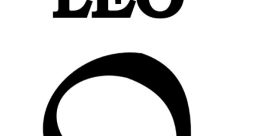 Stylized text of 'Leo' with its zodiac symbol, representing the astrological sign's vibrant energy and personality.