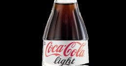 Coca-Cola Light bottle showcasing refreshment and low-calorie enjoyment, perfect for a guilt-free beverage choice.