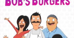 Bob's Burgers animated family portrait featuring Bob, Linda, Tina, Gene, and Louise full of fun and quirky charm.