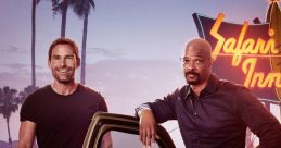 Dynamic duo in Lethal Weapon, showcasing action and camaraderie against a vibrant backdrop. Keywords: Lethal, action, teamwork.