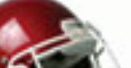 Red football helmet with silver face mask, representing school spirit and athletic pride in football fight songs.