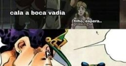 Cala A Boca Vadia meme showing humorous dialogue between characters, highlighting funny family dynamics and reactions.