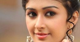 Young woman in colorful traditional attire with a braid and earrings, showcasing Desi culture and style.