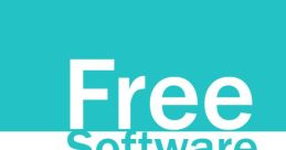 Text promoting free software downloads on a vibrant turquoise background, highlighting accessibility and ease.