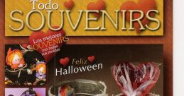 Creative Halloween crafts featured in "Todo Souvenirs," showcasing unique designs and festive decorations.