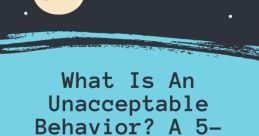 Unacceptable The word "Unacceptable" echoes through the air, lingering in the minds of those who hear it. It is a sharp,