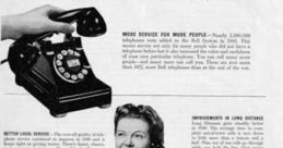 Bell System Phone Company Advert Bell System Phone Company Advert 