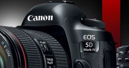 Canon EOS 5D Mark IV camera showcasing advanced features and sleek design, ideal for professional photography.