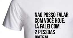 Não Posso Falar The first that resonates in my mind when thinking about Não Posso Falar is the slightly exasperated voice