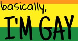 I’M Gay The first that plays is a voice saying, "I'm gay Bruno," with confidence and pride. This declaration is powerful