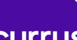 Currys logo displayed prominently on a vibrant purple background, representing the brand's identity in advertising.