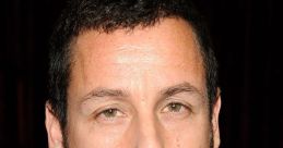 Adam Sandler smiling in a formal suit and tie at an event, showcasing his renowned comedic charm and style.