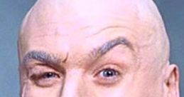 Dr. Evil with a mischievous expression, finger to lips, showcasing his iconic scheming persona from the Austin Powers series.