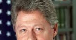 Bill Clinton smiling in a formal setting, representing a notable figure for soundboard references and political history.