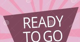 Excited hands giving thumbs up with the phrase 'Ready to Go' in a vibrant, motivational design for Mission Start themes.