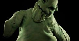 Oogieboogie Oogie Boogie, the infamous boogeyman from Tim Burton's "The Nightmare Before Christmas," has a distinctive