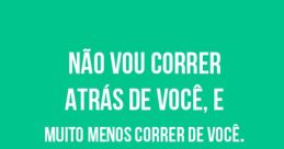 Não Vou The of "Não Vou" capture a range of emotions and situations, from defiance to resignation. In these snippets of