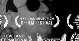 Man in sunglasses with applause and film festival laurels, representing "Dracula Flow" accolades at major film festivals.