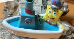 Spongebob Boat The unmistakable of the Spongebob boat horn can be heard echoing across the calm waters. Its cheerful and