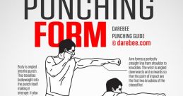 Punches Punches - the of fists connecting with a target, a dull thud that reverberates through the air. Each punch is a