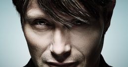 Mysterious character portrait from "Hannibal," showcasing the dark, psychological themes of the series.