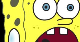 SpongeBob SquarePants with a surprised expression, character from the popular animated series, vibrant yellow sponge.