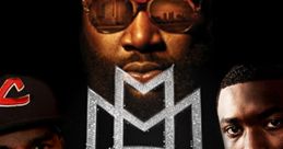 Maybach Music Group logo featuring Rick Ross, Meek Mill, and Wale, showcasing hip-hop talent and artistry.