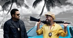 Kevin Hart and Ice Cube in "Infiltrados en Miami," showcasing comedy and action in a vibrant Miami setting.