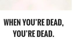 Your Dead The of someone saying, "I'm glad you're dead," is chilling and unsettling. It's a harsh and cruel statement