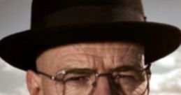 Walter White in signature hat and glasses, embodying a complex character from the iconic series Breaking Bad.