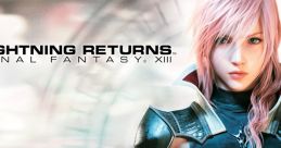 Lightning Returns: Final Fantasy XIII cover featuring Lightning in a striking pose, showcasing her iconic armor and style.