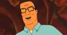 Hank Hill smiling in a casual shirt, embodying humor from the classic prank call scene in King of the Hill.