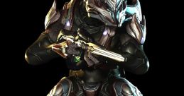 Detailed representation of a Halo Grunt character in armored suit, wielding a weapon, showcasing sci-fi design elements.