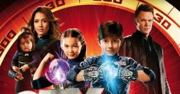 Spy Kids: All the Time in the World features a family of spy kids and their adventures against time, with a playful dog.