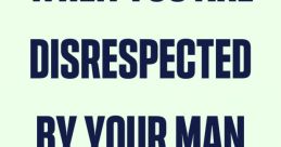 Disrespect The of "Disrespect your surroundings" echoes through the room, sending a shiver down your spine. It is a harsh